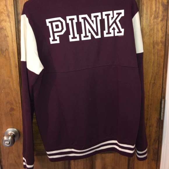 PINK quarter-zip hoodie - Picture 2 of 2